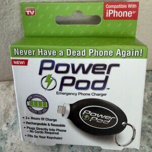 NWT Emergency IPhone Charger - Power Pod